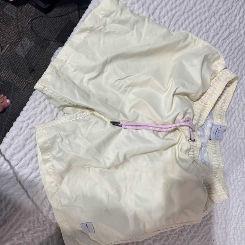 Kids Cream Swim Shorts